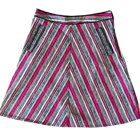 Vintage Betsey Johnson Chevron skirt - Picture 2 of 5